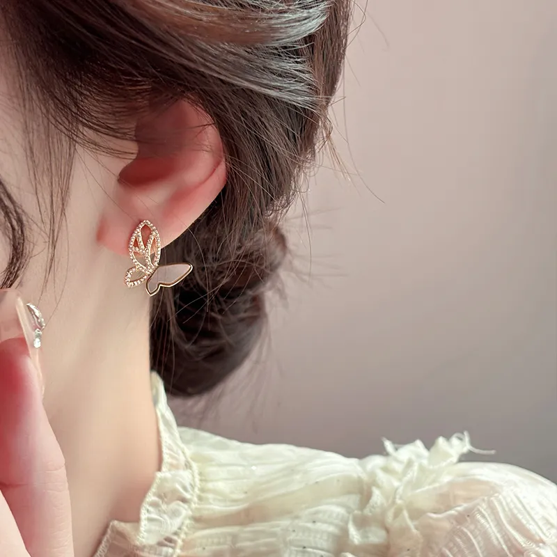 WAW Gold Plated Copper Earrings Women's-4
