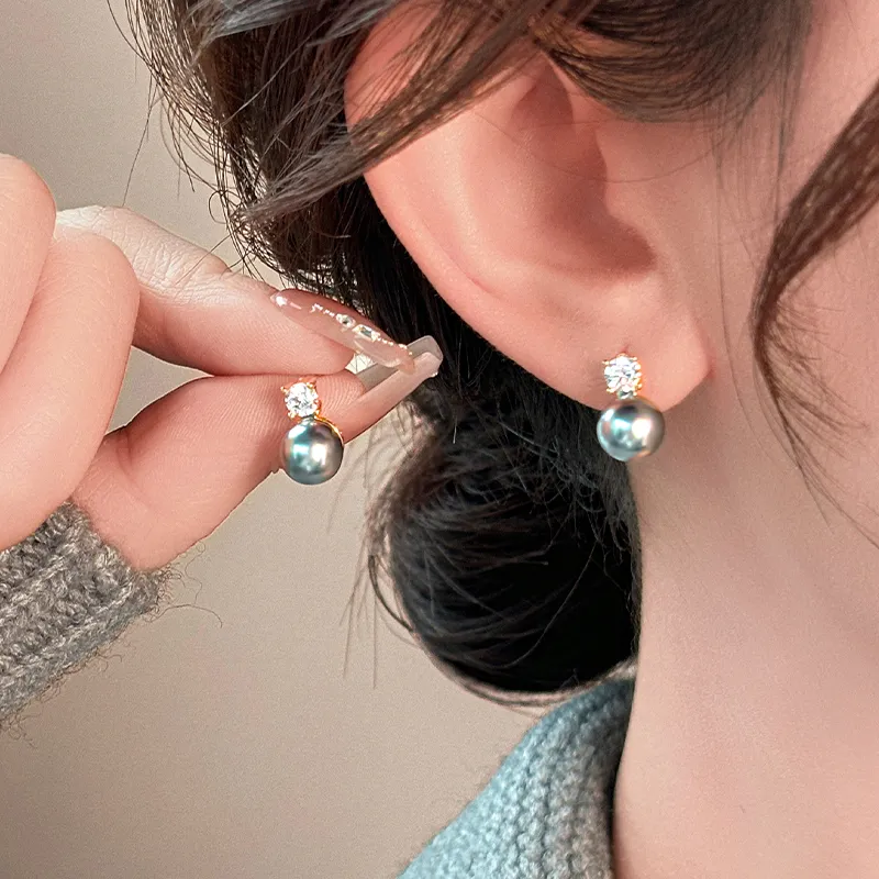 WAW Gold Plated Copper Earrings Women's-1