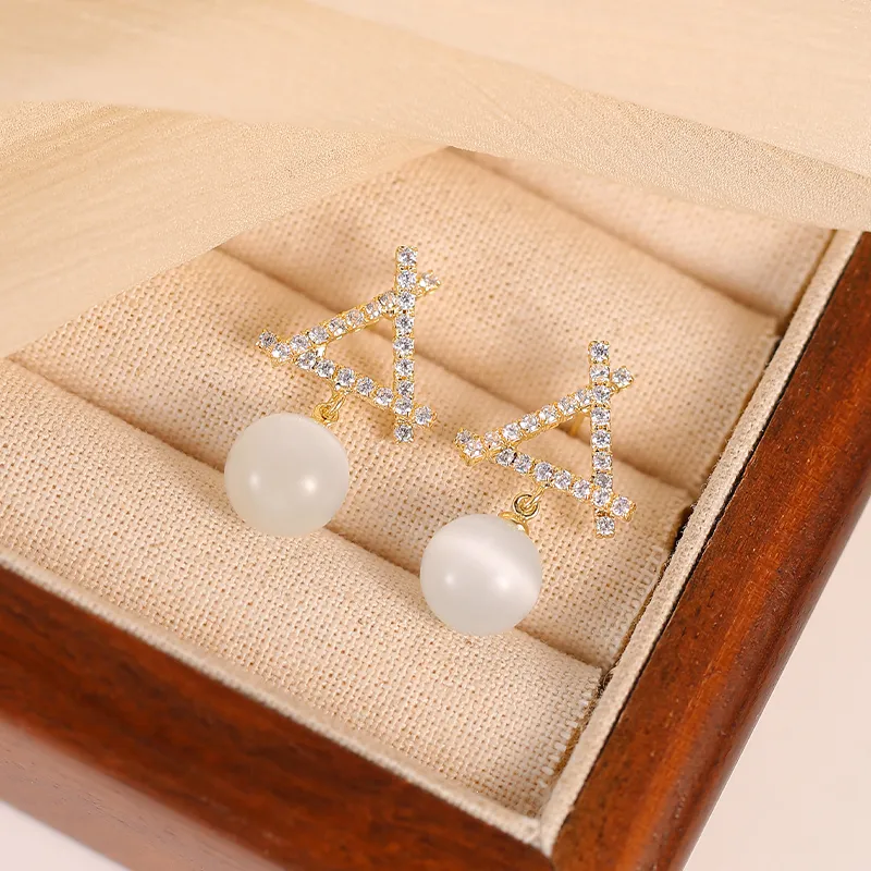 WAW Gold Plated Copper Earrings Women's-6