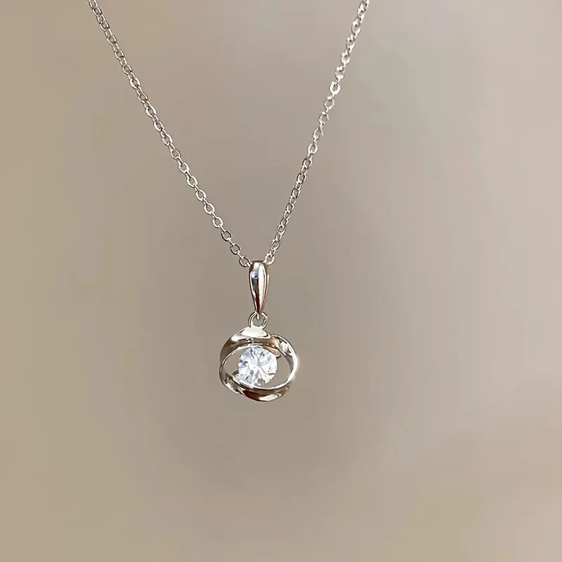 WAW Copper Gold plated Zircon Necklaces Women's-6