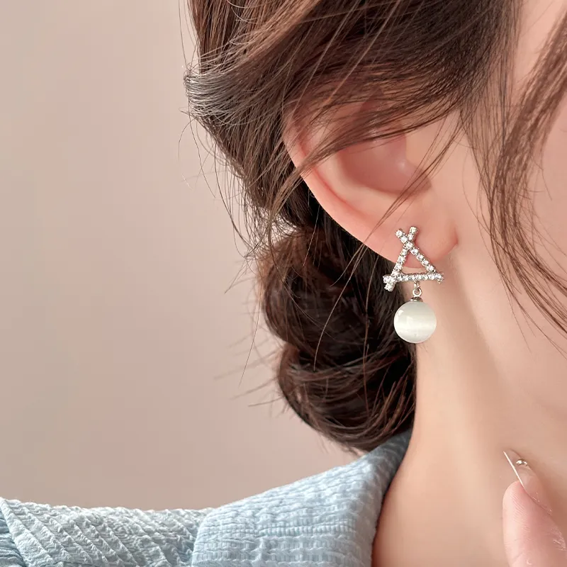 WAW Gold Plated Copper Earrings Women's-9