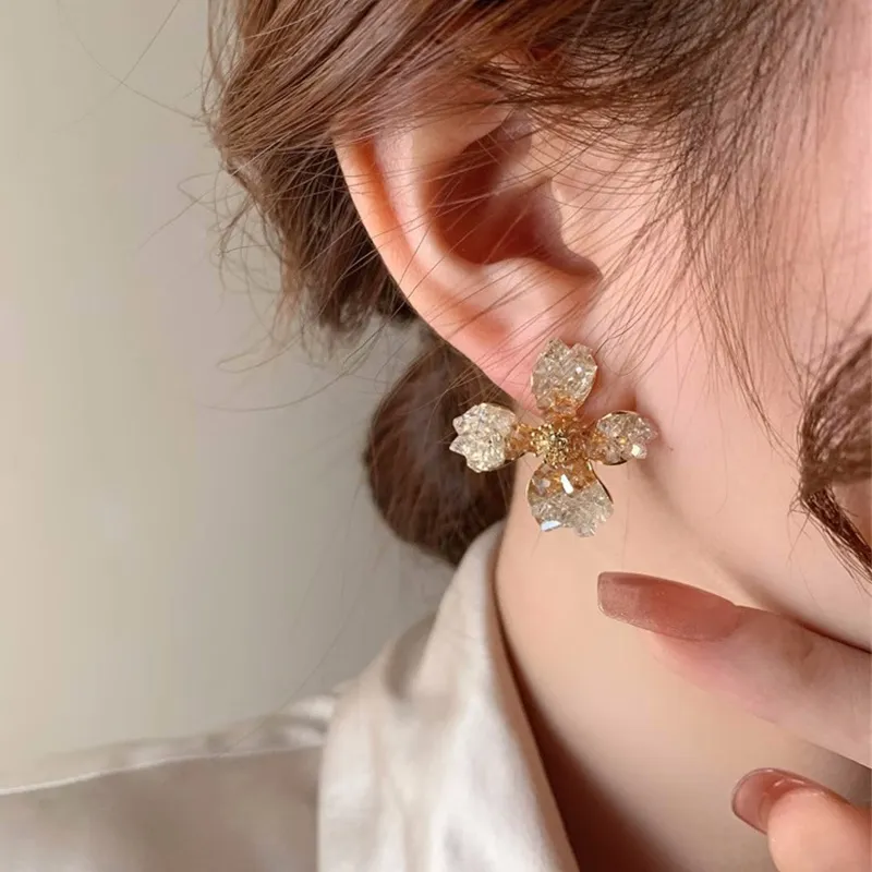 WAW Gold Plated Copper Earrings Women's-11