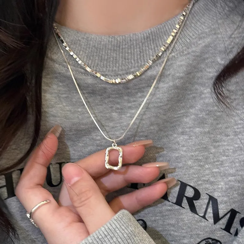 WAW Gold Plated Copper Necklaces Women's-3