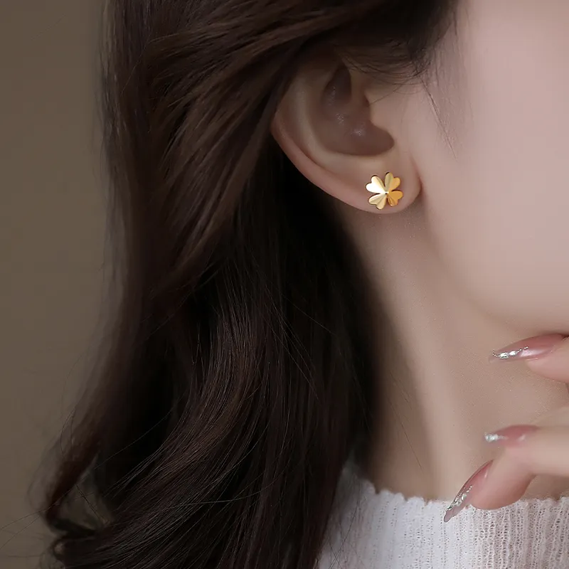 WAW Gold Plated Copper Earrings Women's-3