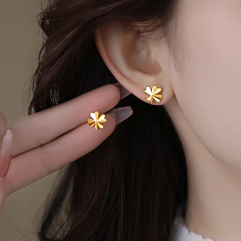 WAW Gold Plated Copper Earrings Women's-1