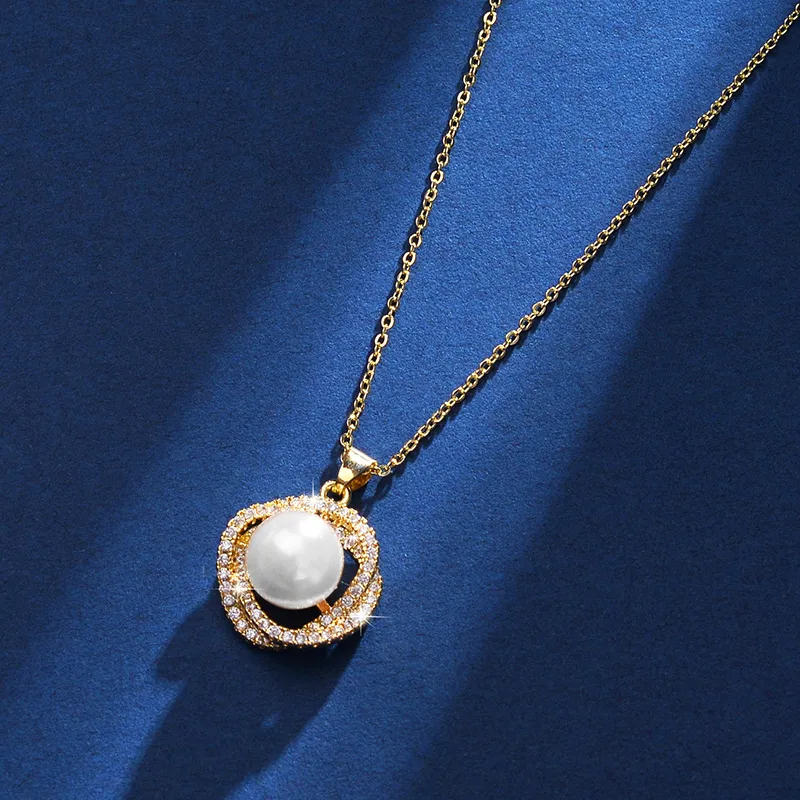 WAW Faux Pearl Necklaces Women's-5