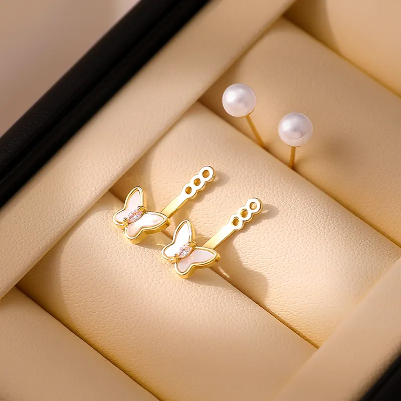 WAW Gold Plated Copper Earrings Women's-7