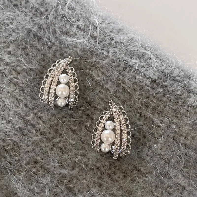 WAW Gold Plated Copper Earrings Women's-11