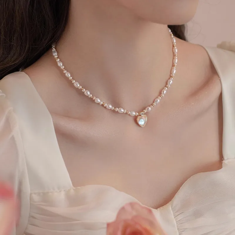 WAW Gold Plated Copper Necklaces Women's-4