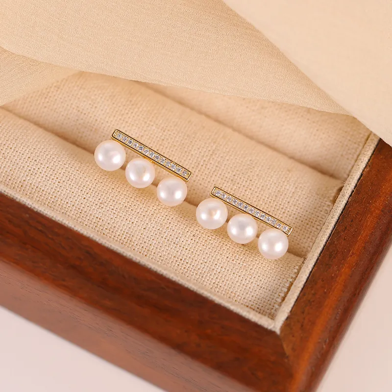 WAW Gold Plated Copper Earrings Women's-6