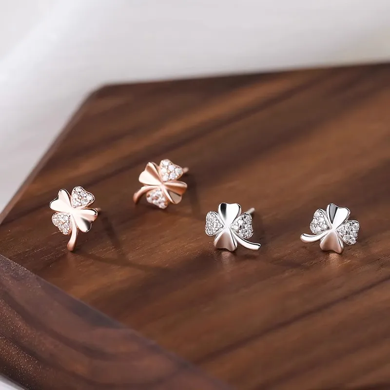 WAW S999 Fine Silver Stud Earrings Women's-4