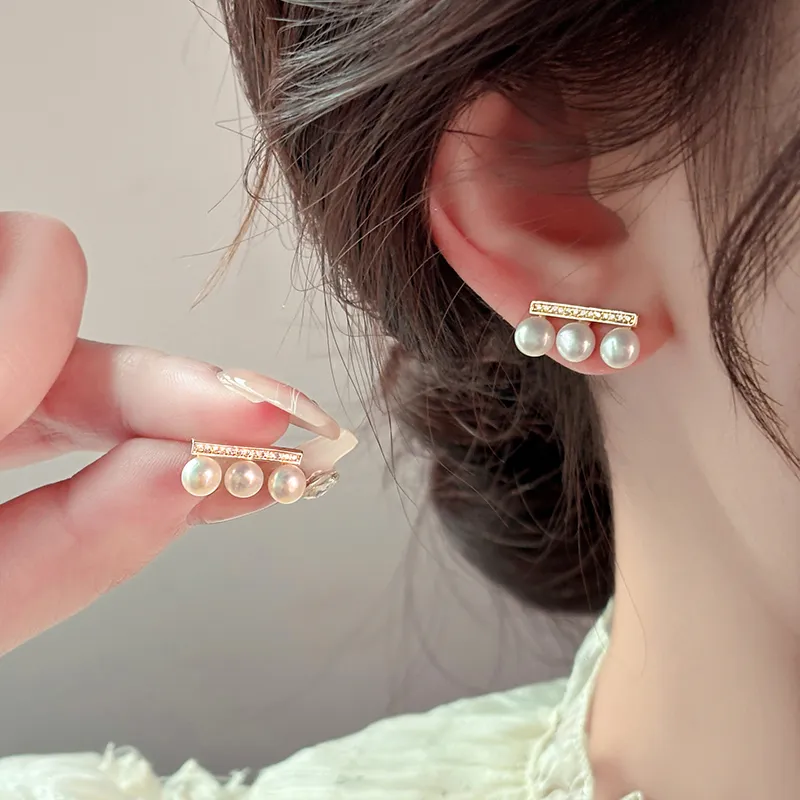 WAW Gold Plated Copper Earrings Women's-1