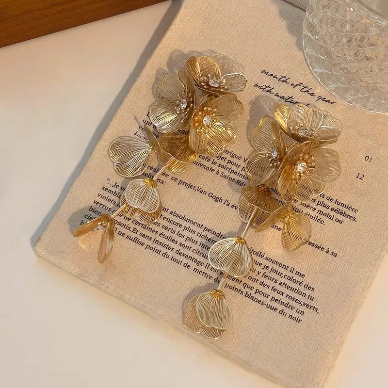 WAW Gold Plated Copper Earrings Women's-5