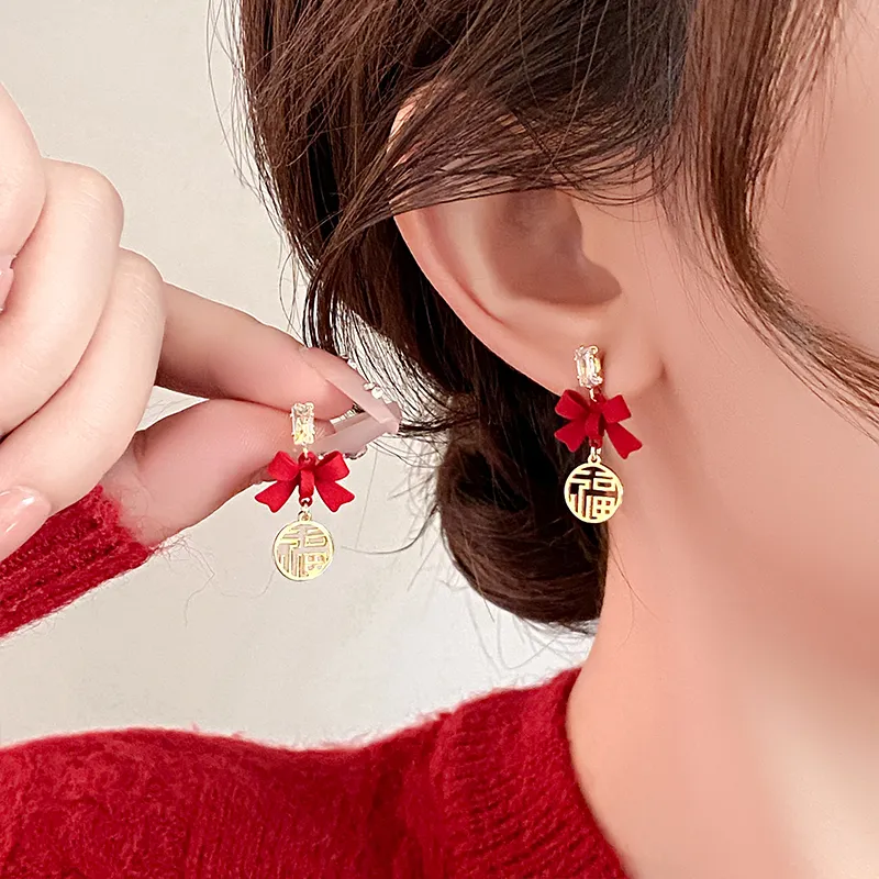 WAW Gold Plated Copper Earrings Women's-1