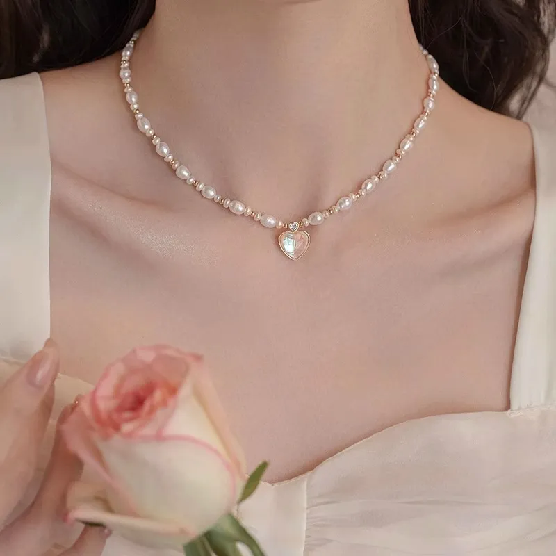 WAW Gold Plated Copper Necklaces Women's-5