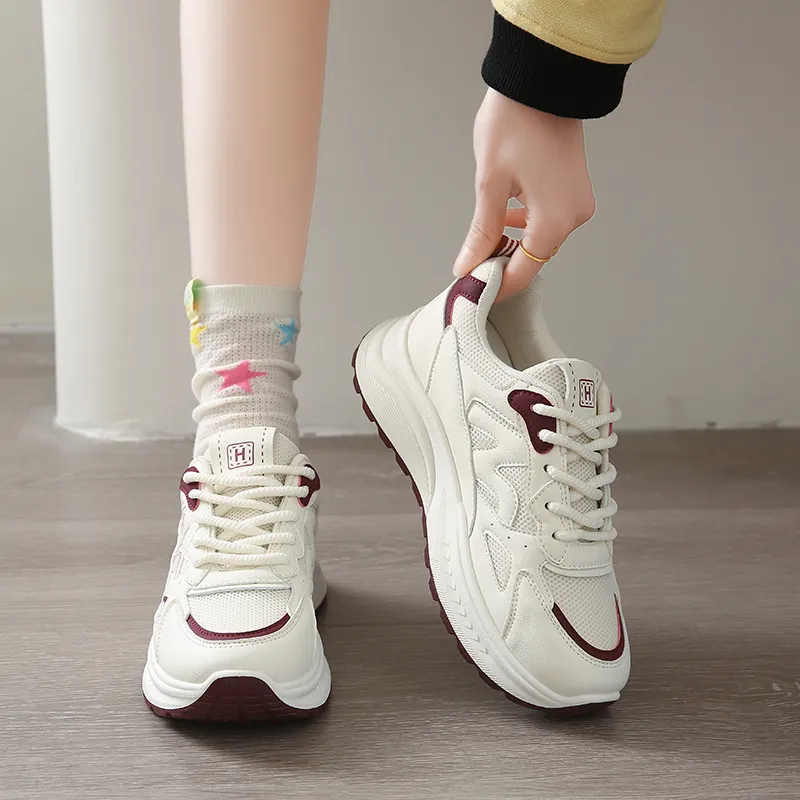 Nrillo Slip-Resistant Low-Top Chunky Sneakers Women's-7