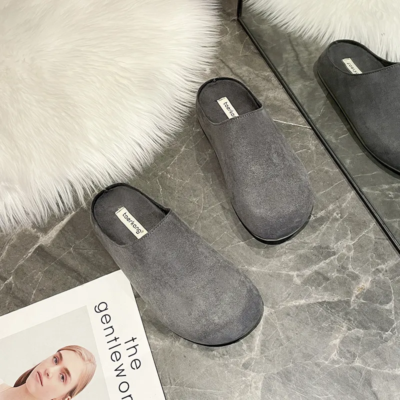 Nrillo Abrasion-Resistant Slip-Resistant Wrap-toe Slippers Women's-2