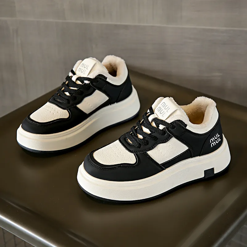 Nrillo Slip Resistant Cushioning Wear Resistant Balance Low Top Skateboard Shoes Women's-14