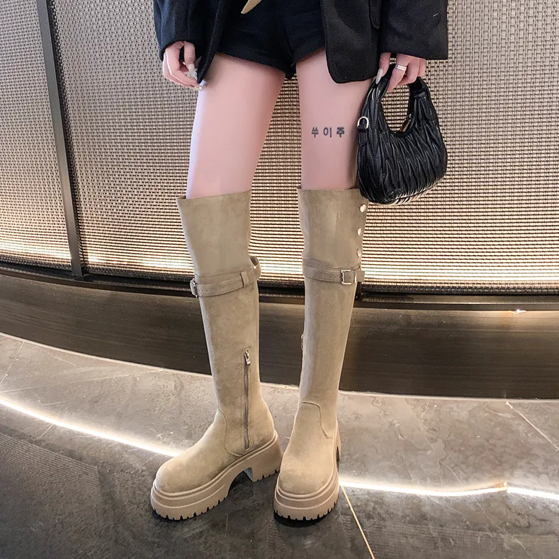 Nrillo Over The Knee Boots Unisex White-8