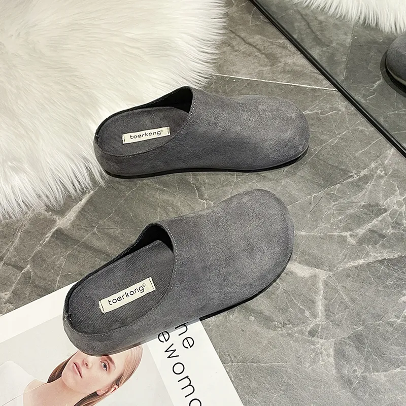 Nrillo Abrasion-Resistant Slip-Resistant Wrap-toe Slippers Women's-1