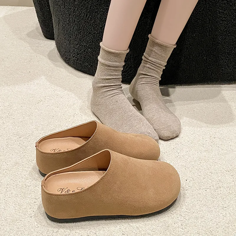 Nrillo Abrasion-Resistant Slip-Resistant Wrap-toe Slippers Women's-7
