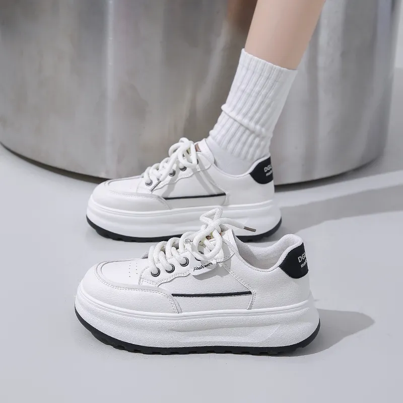 Nrillo Slip-Resistant Cushioning Wear-Resistant Balance Low-Top Skateboard Shoes Women's-1
