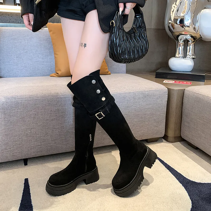 Nrillo Over The Knee Boots Unisex White-2