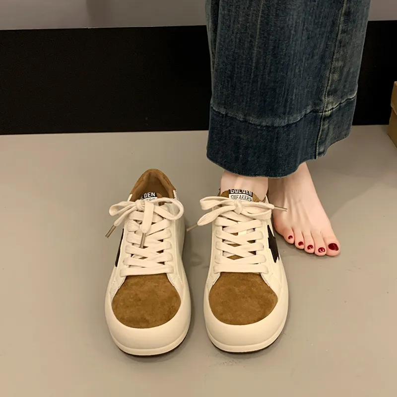 Nrillo Slip Resistant Cushioning Height Increasing Low Top Skateboard Shoes Women's-8