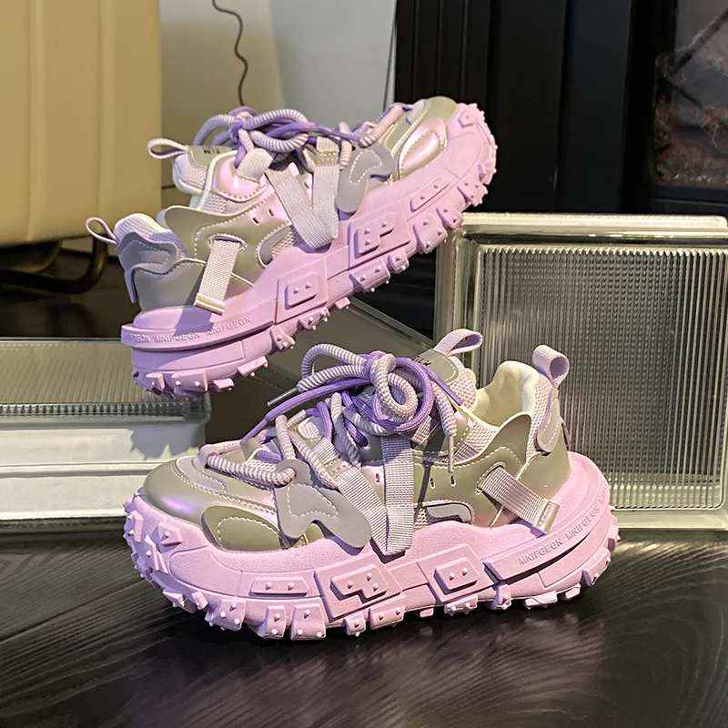 Nrillo Chunky Sneakers Women's Low Top-14