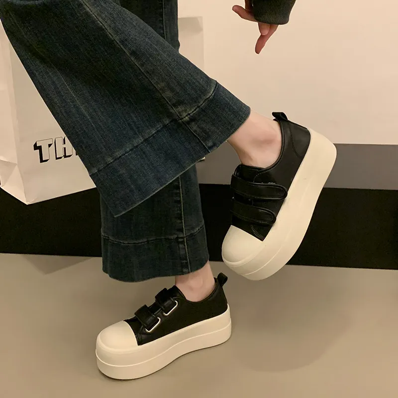 Nrillo Slip Resistant Shock Absorbers With Abrasion Resistant Properties Low Top Skateboard Shoes Women's-4