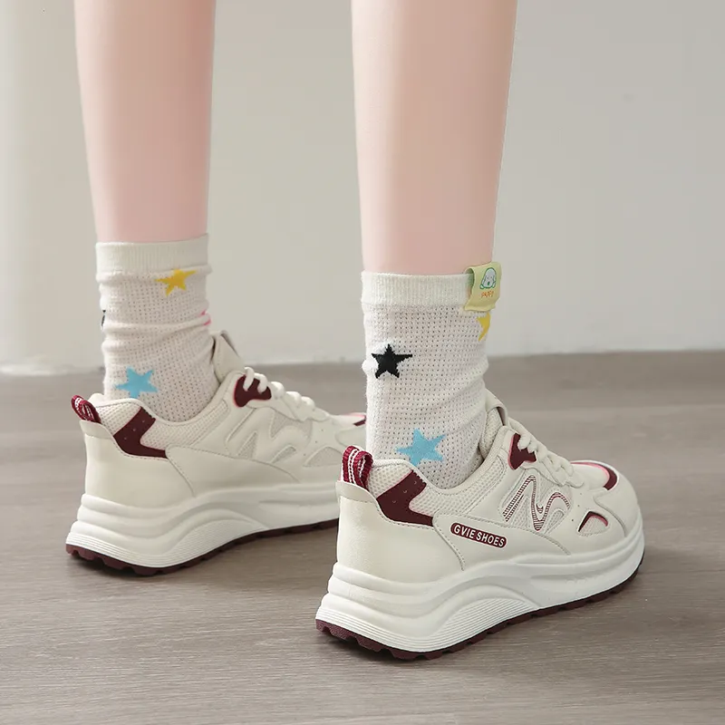 Nrillo Slip-Resistant Low-Top Chunky Sneakers Women's-9