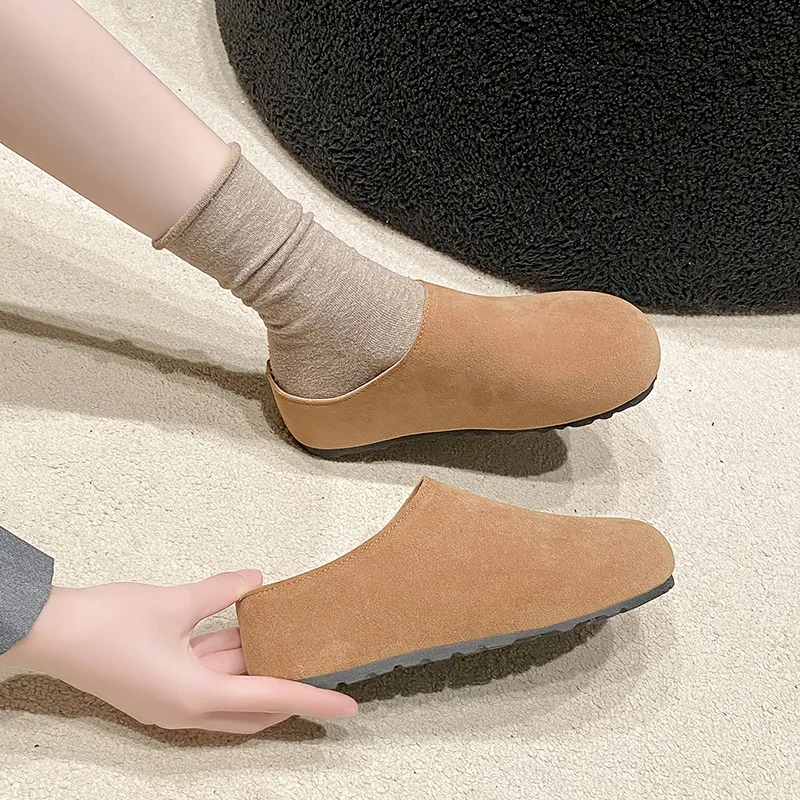 Nrillo Abrasion-Resistant Slip-Resistant Wrap-toe Slippers Women's-8