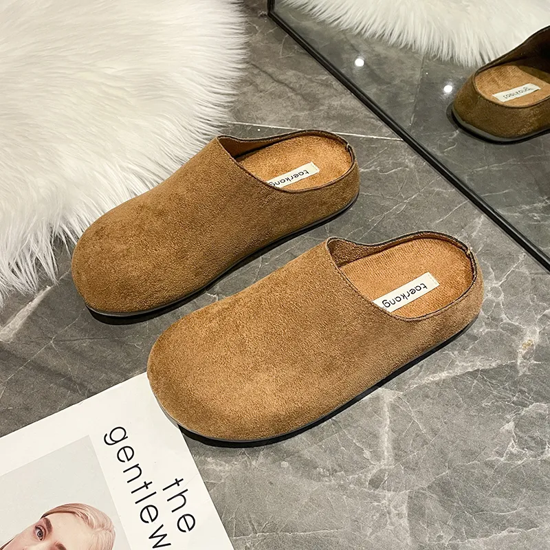 Nrillo Abrasion-Resistant Slip-Resistant Wrap-toe Slippers Women's-5