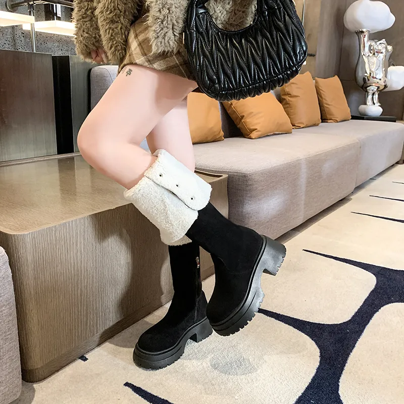 Nrillo Over The Knee Boots Unisex White-5