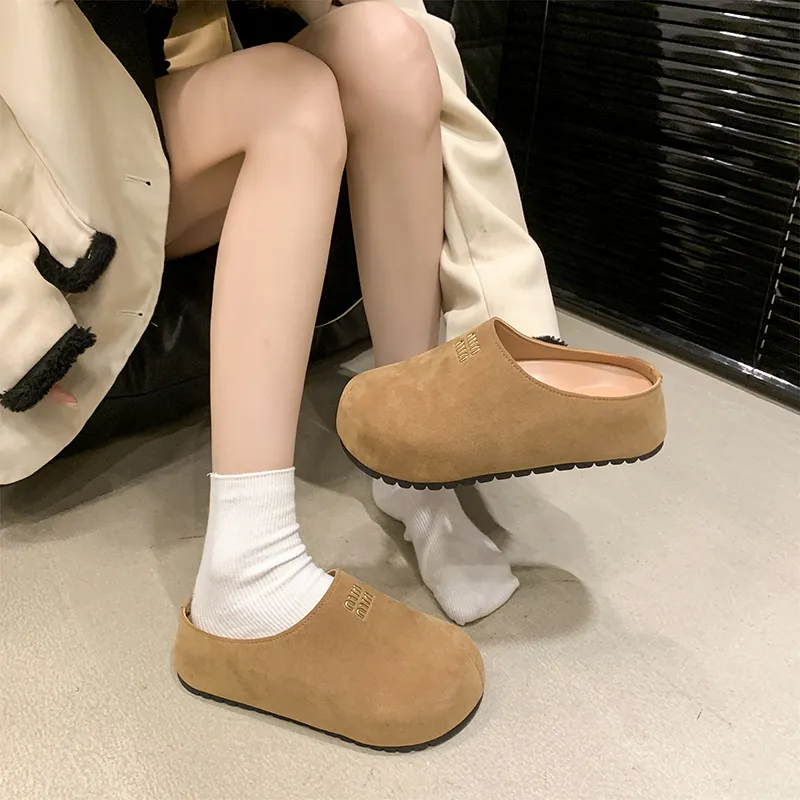 Nrillo Abrasion-Resistant Slip-Resistant Wrap-toe Slippers Women's-7