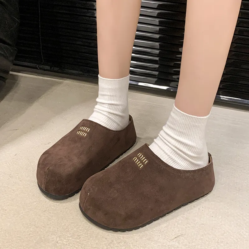Nrillo Abrasion-Resistant Slip-Resistant Wrap-toe Slippers Women's-2