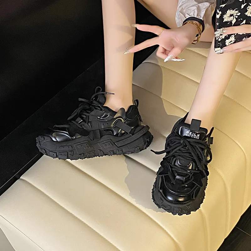 Nrillo Chunky Sneakers Women's Low Top-4