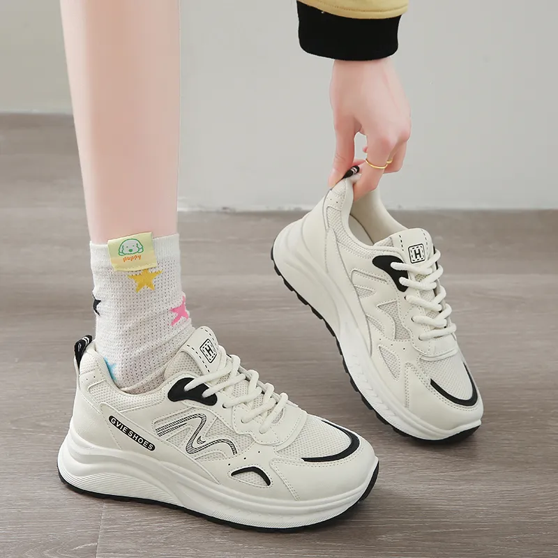 Nrillo Slip-Resistant Low-Top Chunky Sneakers Women's-1