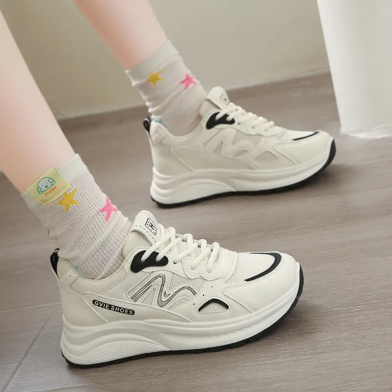 Nrillo Slip-Resistant Low-Top Chunky Sneakers Women's-4