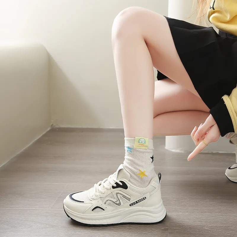 Nrillo Slip-Resistant Low-Top Chunky Sneakers Women's-3