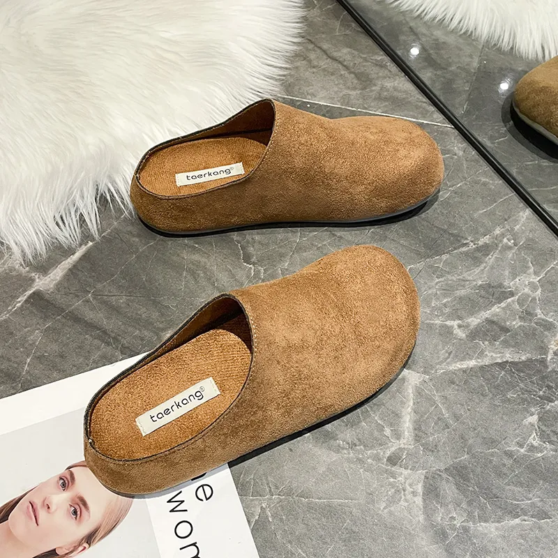 Nrillo Abrasion-Resistant Slip-Resistant Wrap-toe Slippers Women's-7