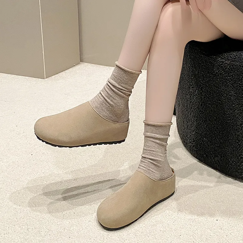 Nrillo Abrasion-Resistant Slip-Resistant Wrap-toe Slippers Women's-3