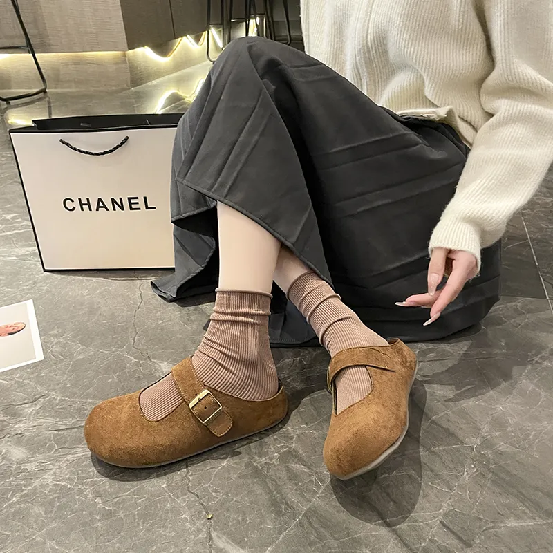 Nrillo Abrasion-Resistant Slip-Resistant Wrap-toe Slippers Women's-12