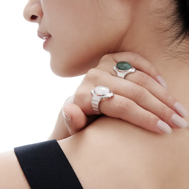ACC SPACE Copper Alloy Rings Unisex-3