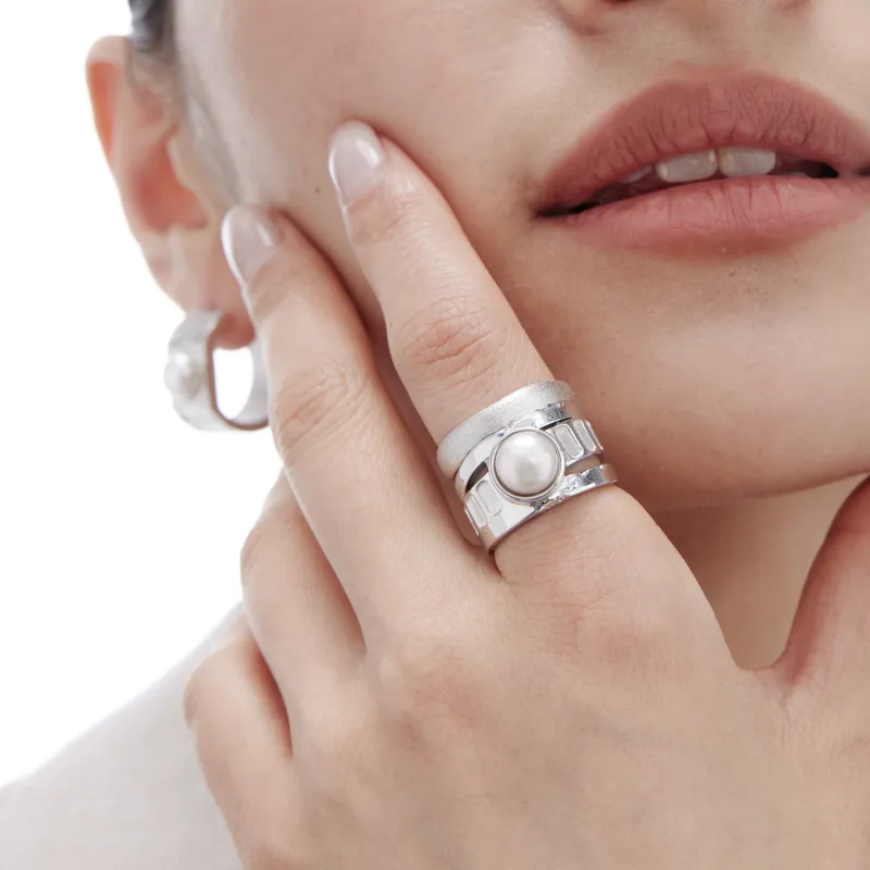 ACC SPACE Copper Alloy Rings Unisex-5