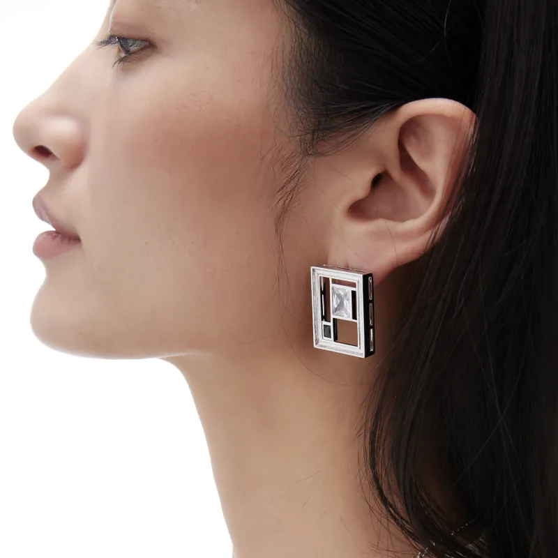 ACC SPACE 18K Gold Plated Copper Earrings Unisex-1