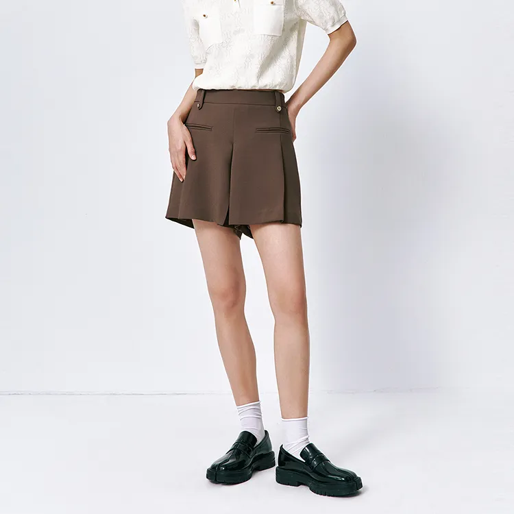 PEACEBIRD Casual Short Skirts Women's-7