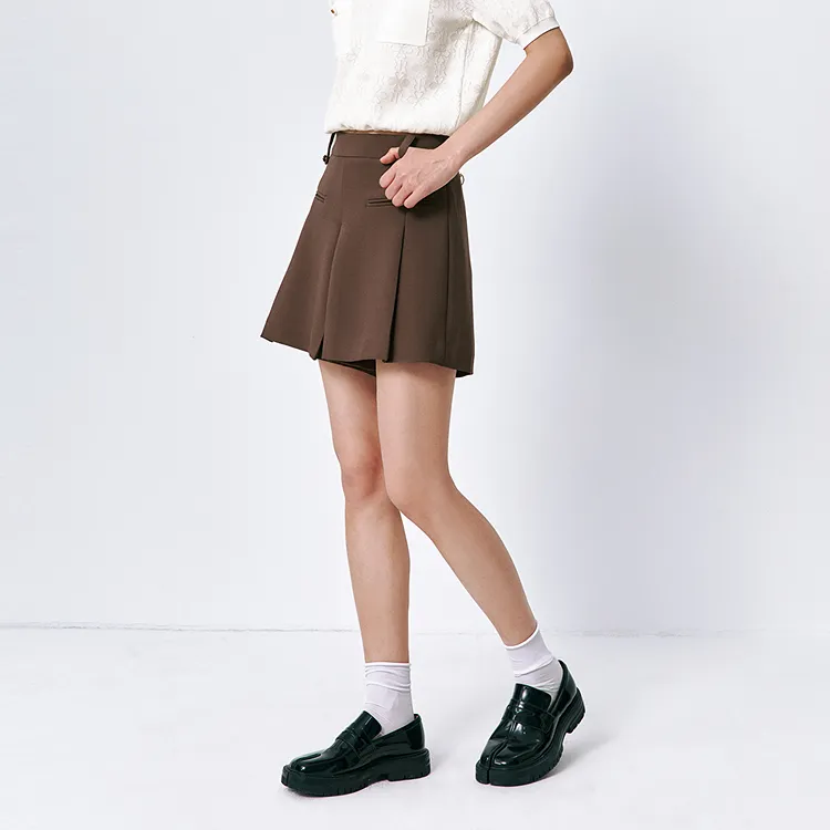 PEACEBIRD Casual Short Skirts Women's-8