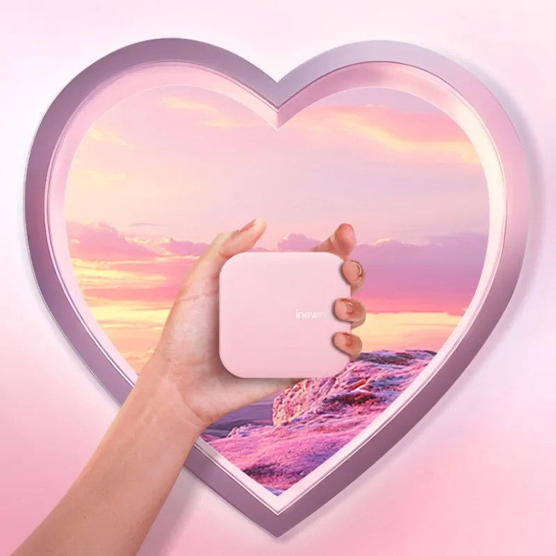 AININGMEI Pocket Multicolor Shell On The Go Make Up Mirrors-1
