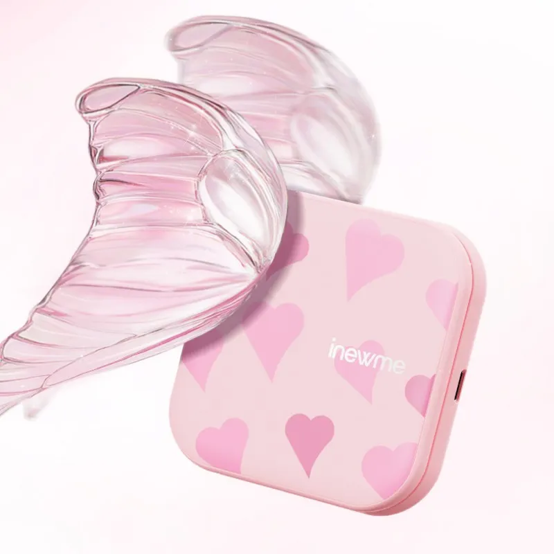 AININGMEI Pocket Multicolor Shell On The Go Make Up Mirrors-2